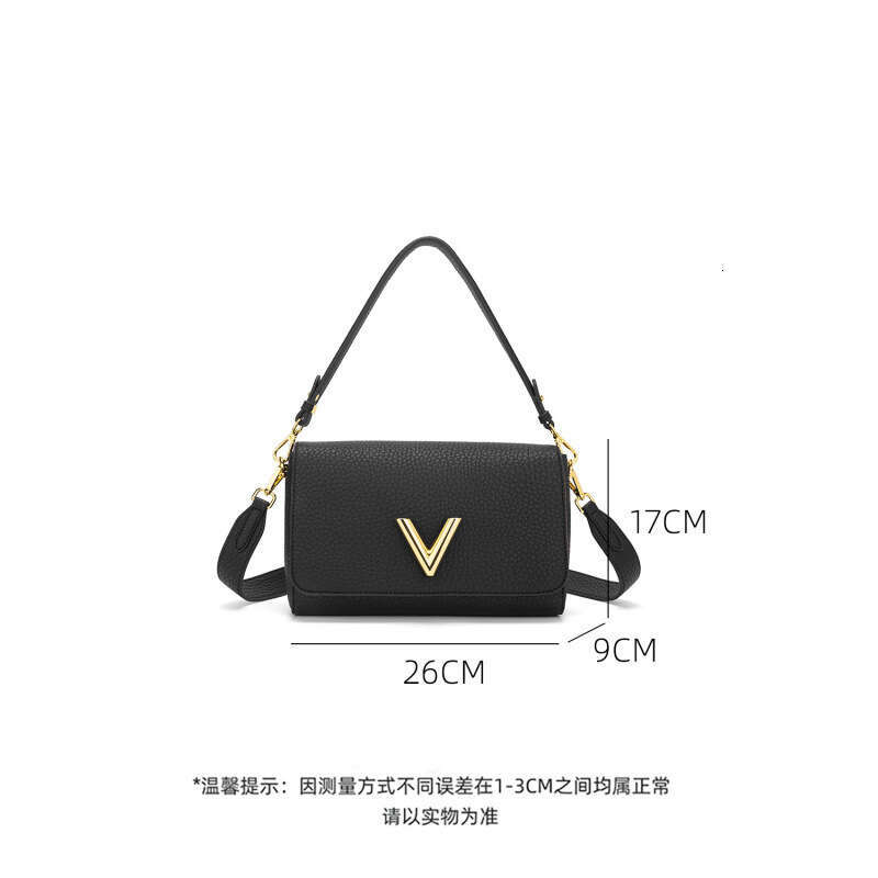 B v Home 2025 New Fashion V-shaped Single Shoulder Simple Casual Crossbody Bag Exquisite Commuting Handbag for Women