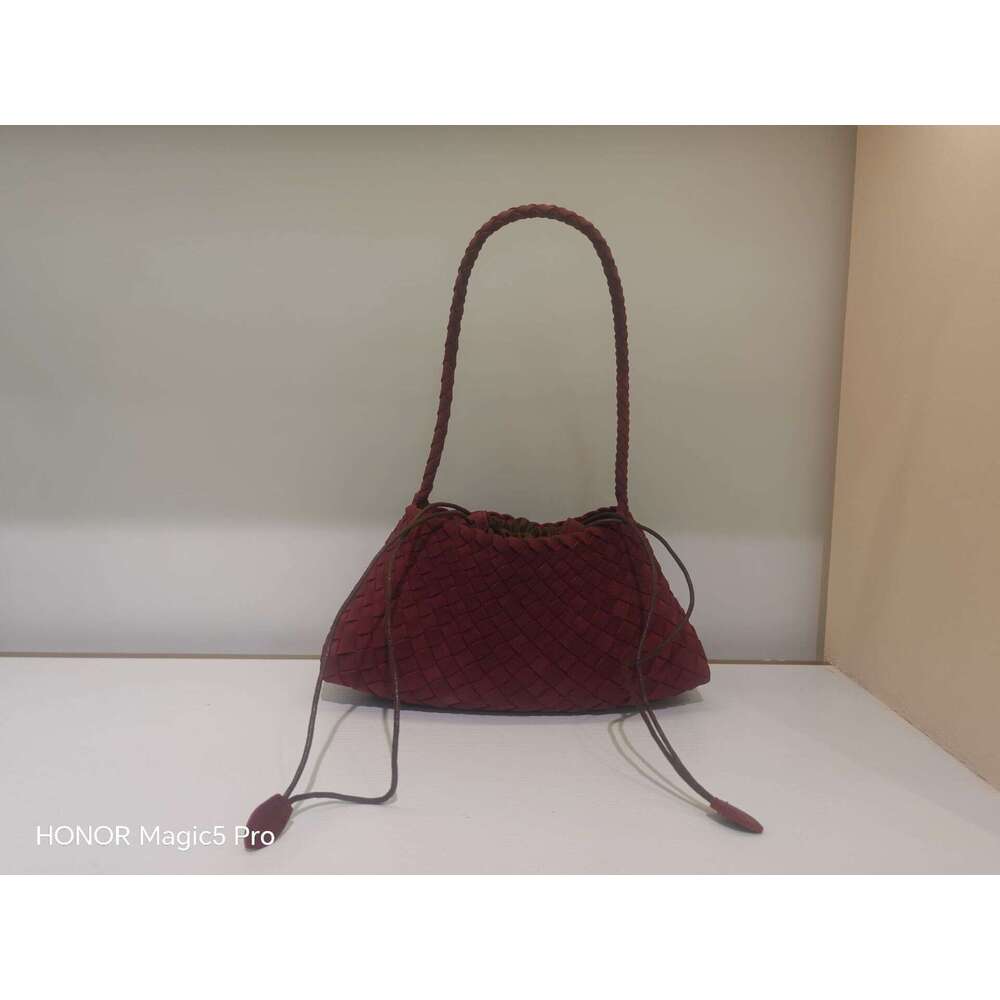 Hand-woven for Women 2025 Autumn Winter New Simple Matte Underarm Handheld Shoulder Bag