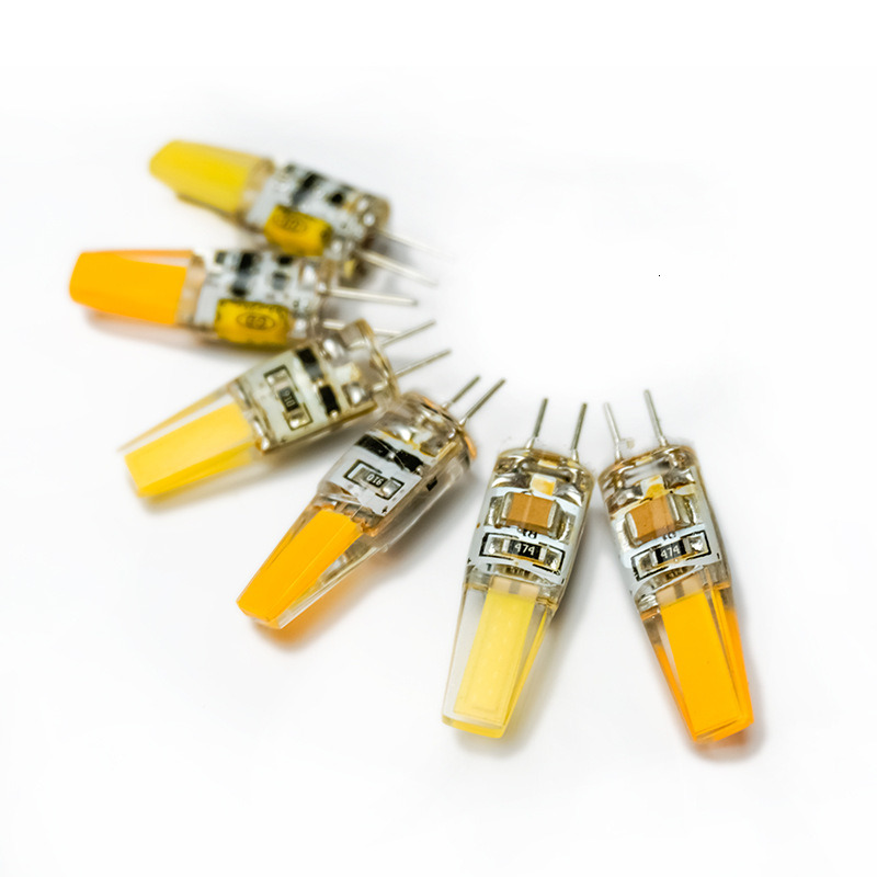 LED Silicone G4G9E14 High Brightness G4 Threaded LED Beads Corn Pin High Voltage Crystal Lamp Corn Lamp Insert Bubble