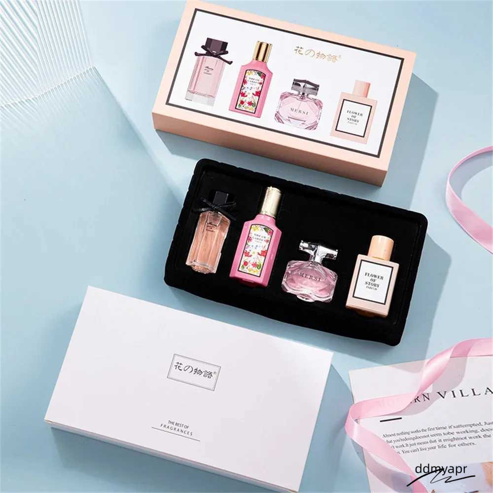Brand Women Gift Box Four Piece Set Plant Floral Scent Ddmydec Pheromone Lasting Fragrance Exudes Feminine Charm Womens Perfume W250620