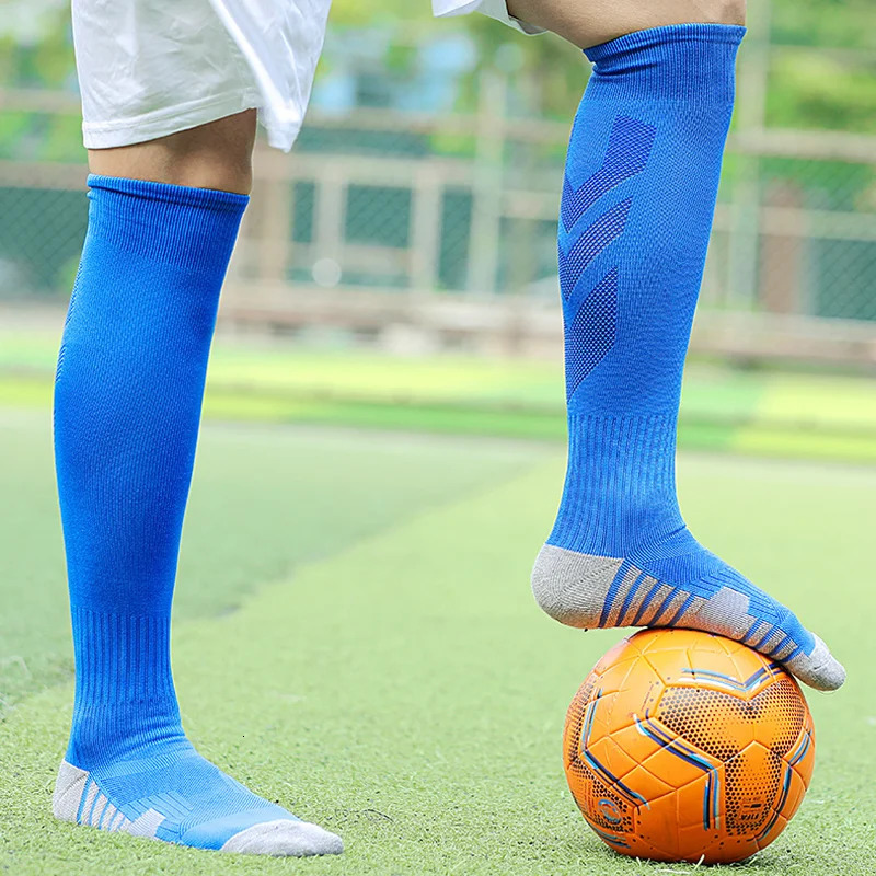 White Black Stripes Football Soccer Socks For Men Teenages Kids Boys Over the Calf Baseball Rugby Athletic Sock Girls 250905