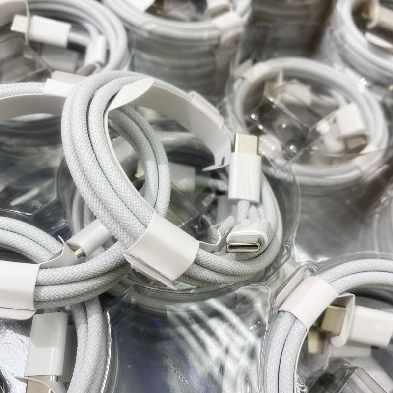 60W USB-C to Type C Cord Braided Nylon Fast Charging Data Cable 6FT 3FT Hot Sales