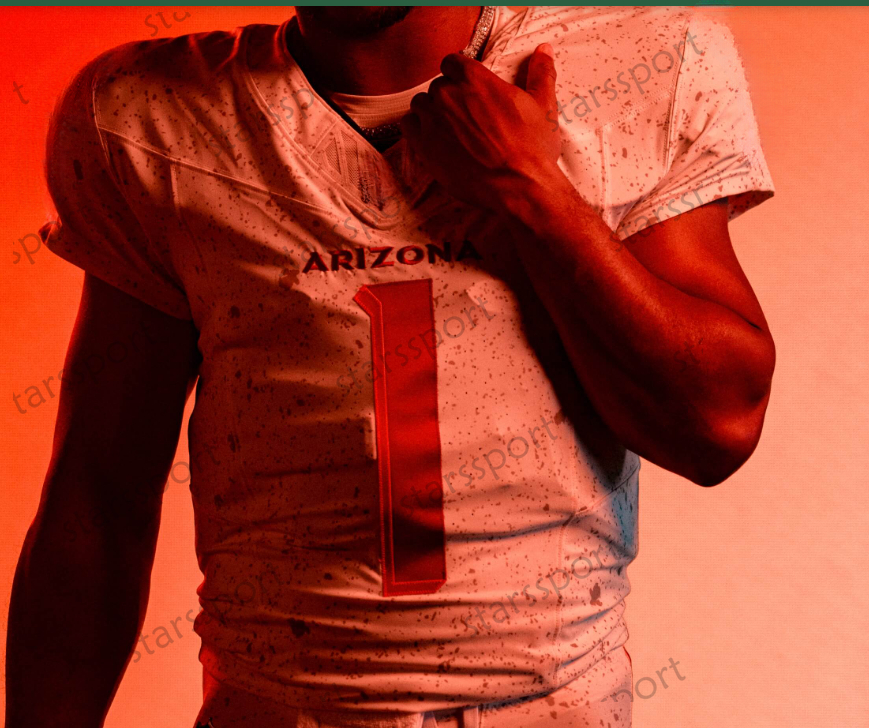 18 Marvin Harrison Jr 2025 Rivalries Beige Football Jersey 1 Kyler Murray Trey McBride Budda Baker Conner Benson Hopkins Hernandez Wilosn Tune Sweat C