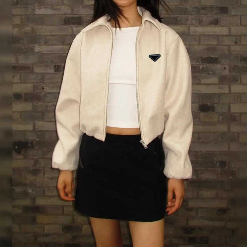 Women's Jackets Designer Woman Autumn and Winter New Fashion Casual Tweed Flight Jacket Coat EXFO