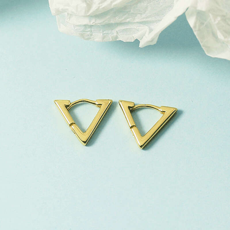 DHpet Korean Style Fashion Triangle Elegant Unisex Trendy Geometric Minimalist Earrings