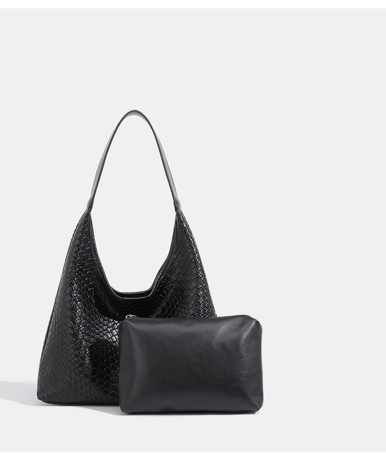 UR 2025 New Women's Premium Tote Cross Shoulder Commuter Style Fashion Trend Woven Bag fashion