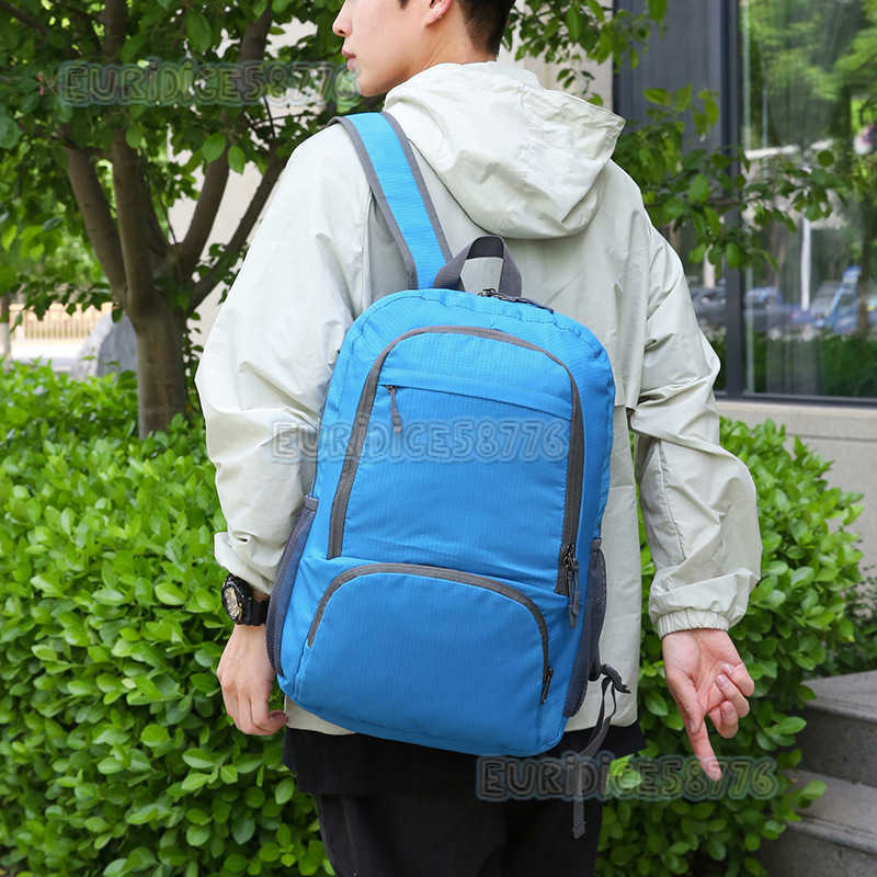Outdoor Sports Versatile Foldable Backpack Ultralight Portable Travel Storage Backpack Hiking Small Backpack H250906