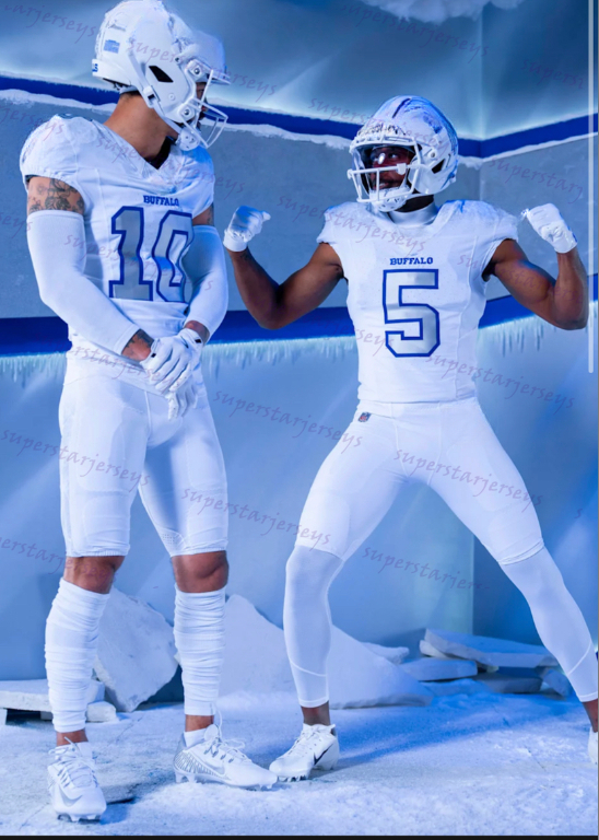 Custom Josh 17 Allen 2025 Rivalries Football Jersey Joey Bosa Gabriel Davis Miller James Cook Terrel Bernard Rasul Douglas Dawkins
