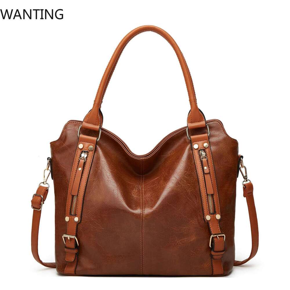 Women Tote 2025 New Fashion PU Leather Women's Shoulder Bags Large Capacity Classic Design Female Crossbody Bag Dm0186