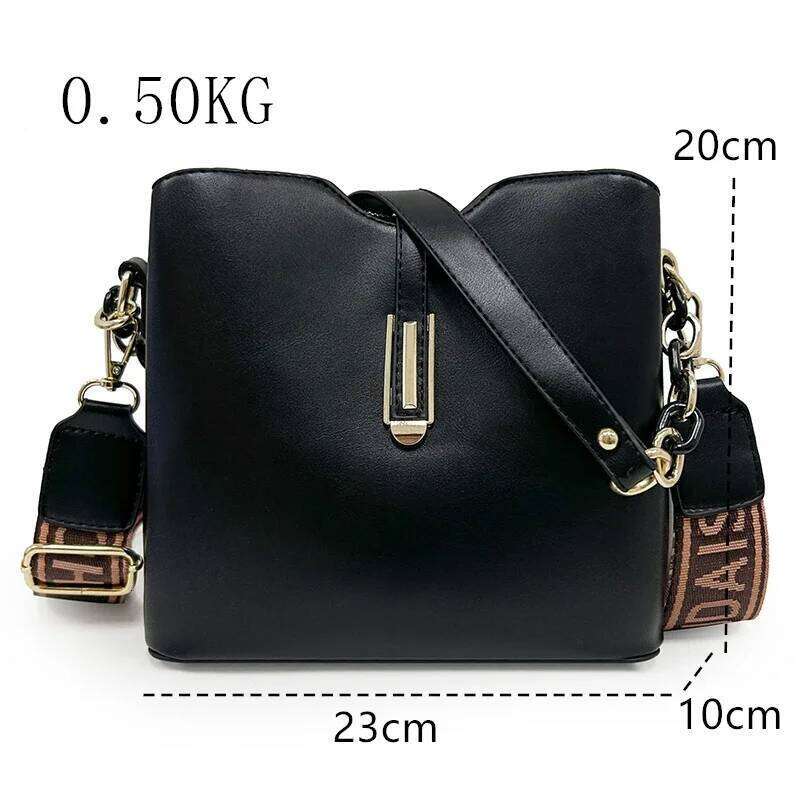Designer Bag Fashion Brand Women's Big Shoulder Crossbody PU Leather Messenger Handbag Travel Tote Bag For Female Purse