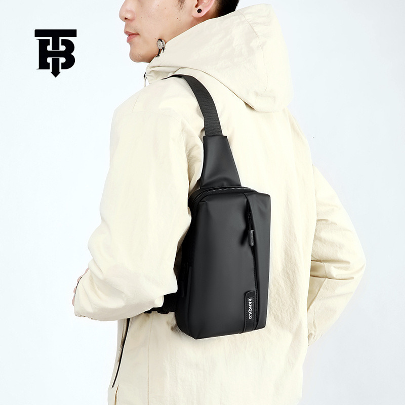 Luxury Bag Designer Bag 2025 New Men's Chest Bag Trendy Korean Version Water-resistant Crossbody Bag Fashion Business Men's Single Shoulder 