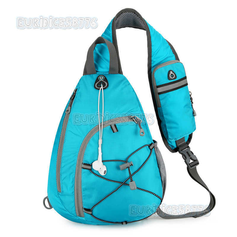 Large Capacity Hiking Bag Portable Hiking Leisure Crossbody Chest Bag Single Shoulder Backpack Sports Waist Bag H250906