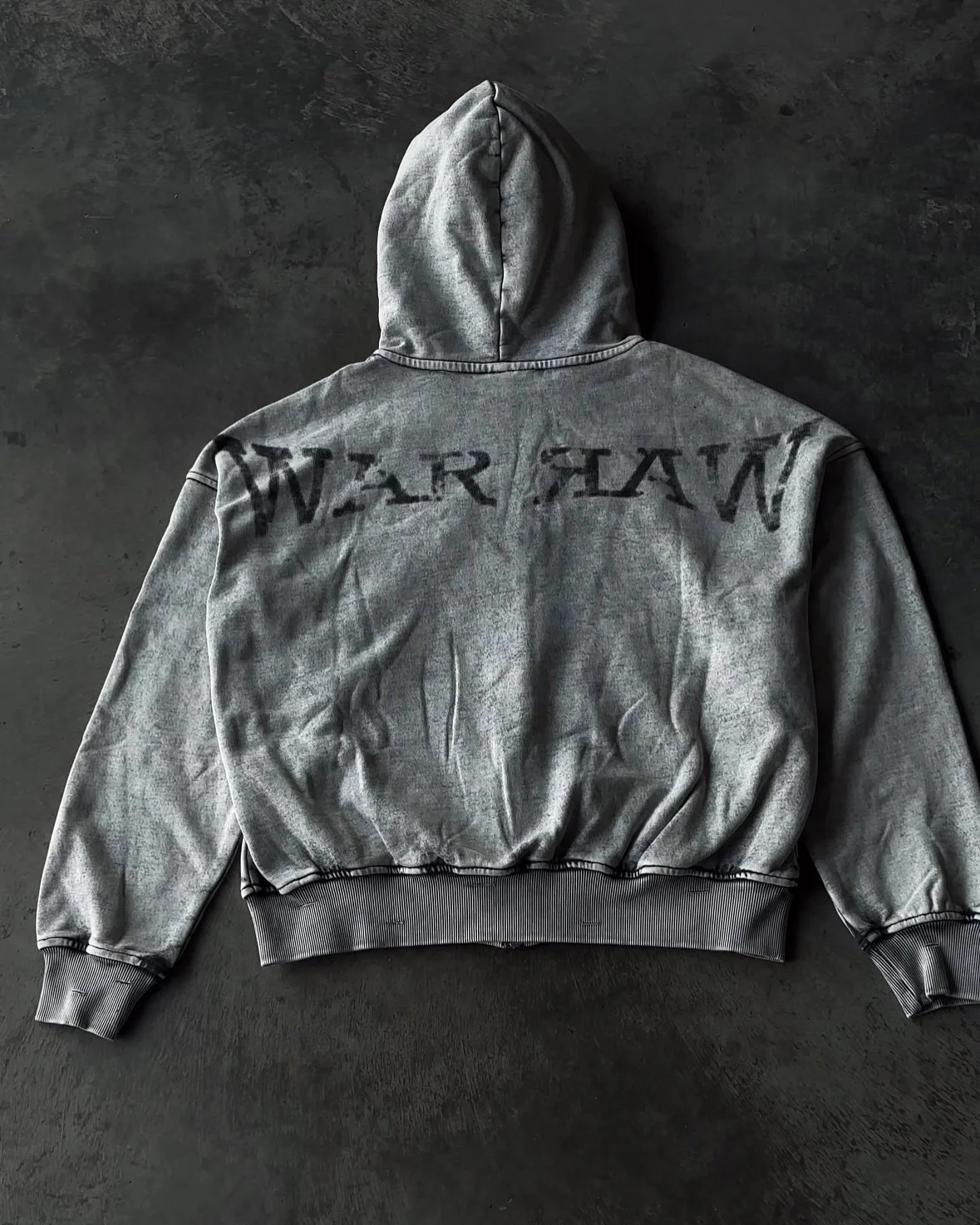 Retro American Flag Pattern Zip Up Hoodie for Men Hip Hop Harajuku Break Hole Loose Hoodies Y2k Streetwear Sweatshirt 250815