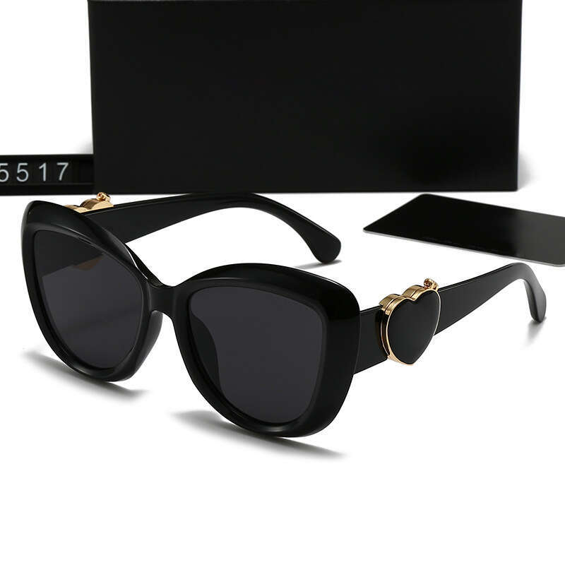 New Artistic Glasses Metal Heart Style Fashion High-end Sunglasses 5517 7e0