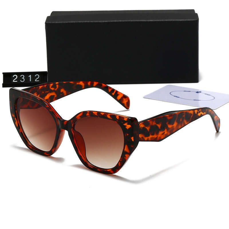 New Style Unisex Large Square Frame Eyewear Trendy Catwalk Internet Celebrity Face Slimming Sunglasses 2312 360