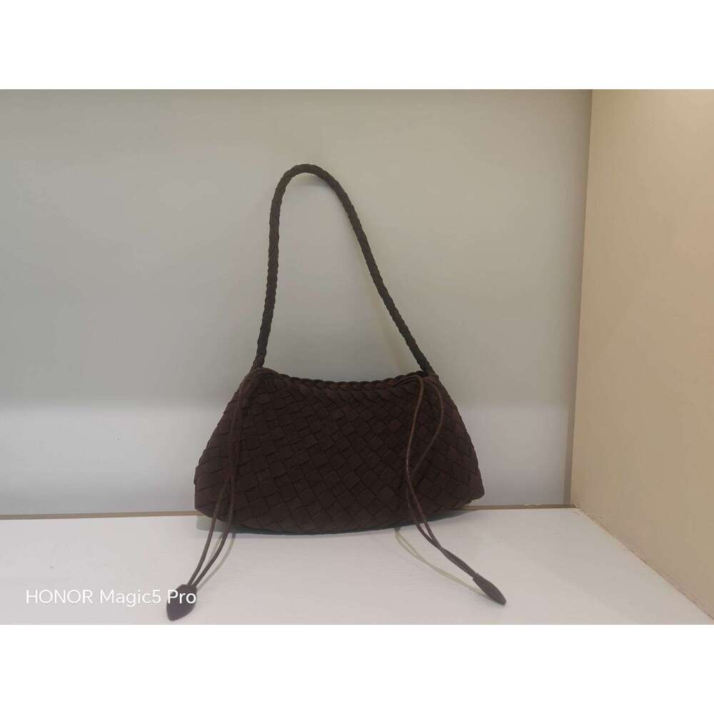 Hand-woven for Women 2025 Autumn Winter New Simple Matte Underarm Handheld Shoulder Bag