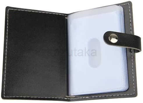 CARD holder wallet for womenman soft leather business card holder card case organizer bag with 20 card sleeves insideGray Z250906