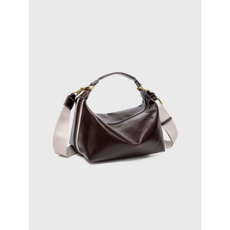 Z Brand Versatile Fashion Women's Bag 2025 New Niche Design Striped Strap Casual Shoulder Handbag Crossbody