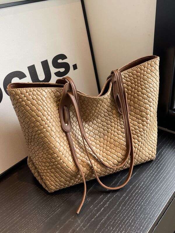 Quilted Large Capacity for Women 2023 Autumn Winter New Fashion Tote Niche Versatile Shoulder Bag