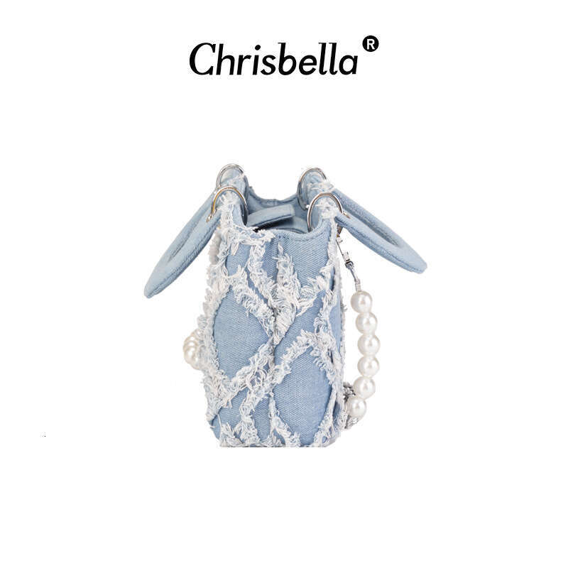 Summer New Handbag Shoulder Women's Fashion High-end Underarm Simple Trendy Flip Cover Denim Bag