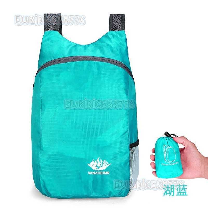 Folding Bag for Men and Women Ultra Light Outdoor Sports Bag Skin Bag Foldable and Printable Convenient Travel Backpack H250906