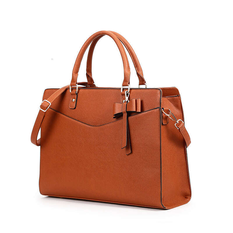 Fashion Cross Pattern Large Capacity Shoulder Handbag for Women, Laptop Office Business Commuter Tote Bag