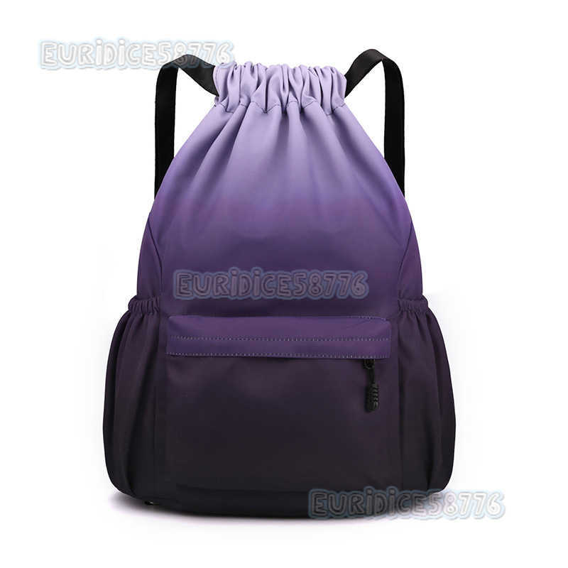 Waterproof Hiking Travel Bag Large Capacity Sports Gym Bag Outdoor Travel Bag Drawstring Pocket Drawstring Backpack H250906