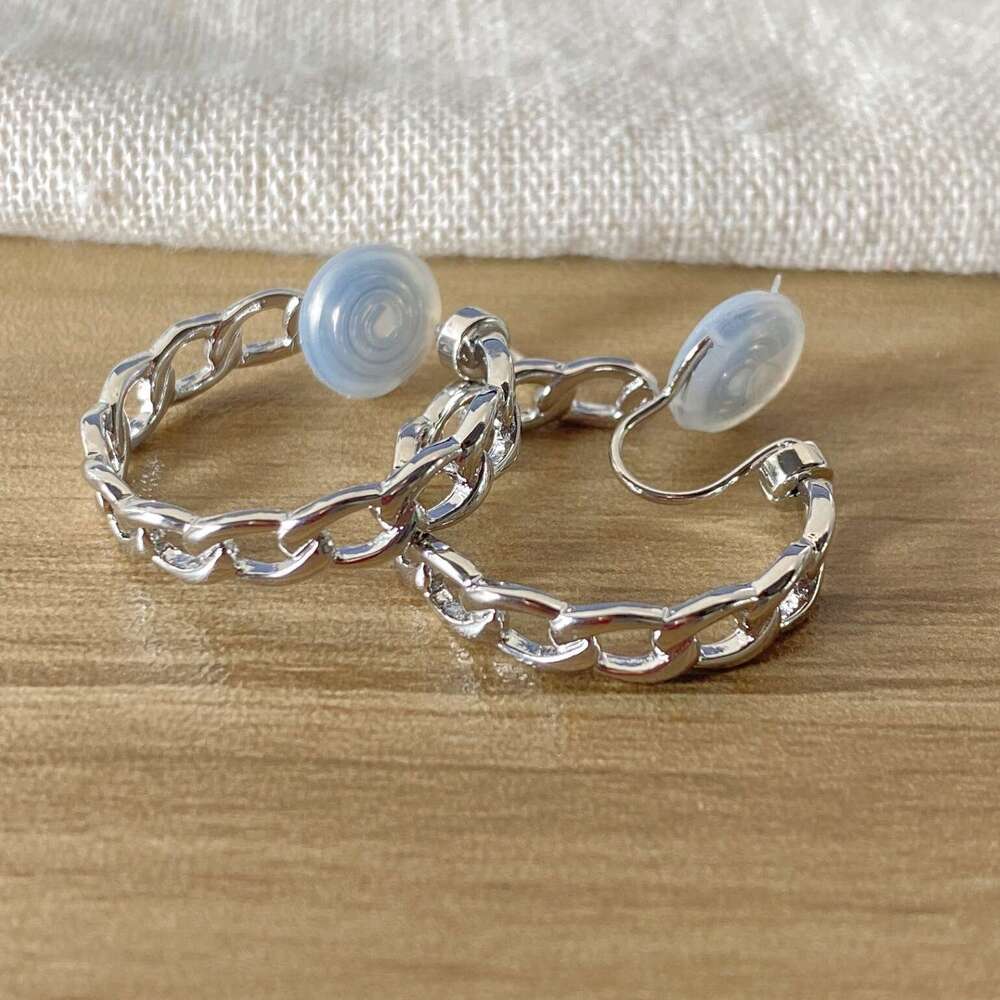 DHpet Moving Hoop Earrings for Women Without Pierced Ears Mosquito Coil Clips Non-Pierced Ear Accessories Personality Fashion 2021 New Model