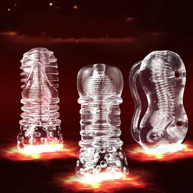 Pocket Anal Pussies Male Masturbation Toys Porn HandJob Thorn Vagina Strokers sex toy for Man Solo Adult beginner toys W250906