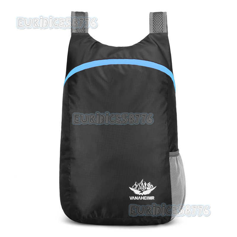 Backpack Travel Folding Mountaineering Bag Outdoor Lightweight Waterproof Multi Functional Mens and Womens Printed Shoulder Sports Bag H250906