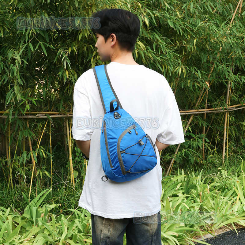 Large Capacity Hiking Bag Portable Hiking Leisure Crossbody Chest Bag Single Shoulder Backpack Sports Waist Bag H250906