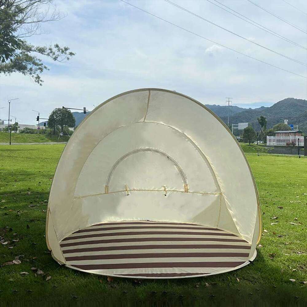 Reusable Outdoor Portable Camping One Click Open 3-4 People Large Space Sunshade Sun Shelter Garden Beach Tent