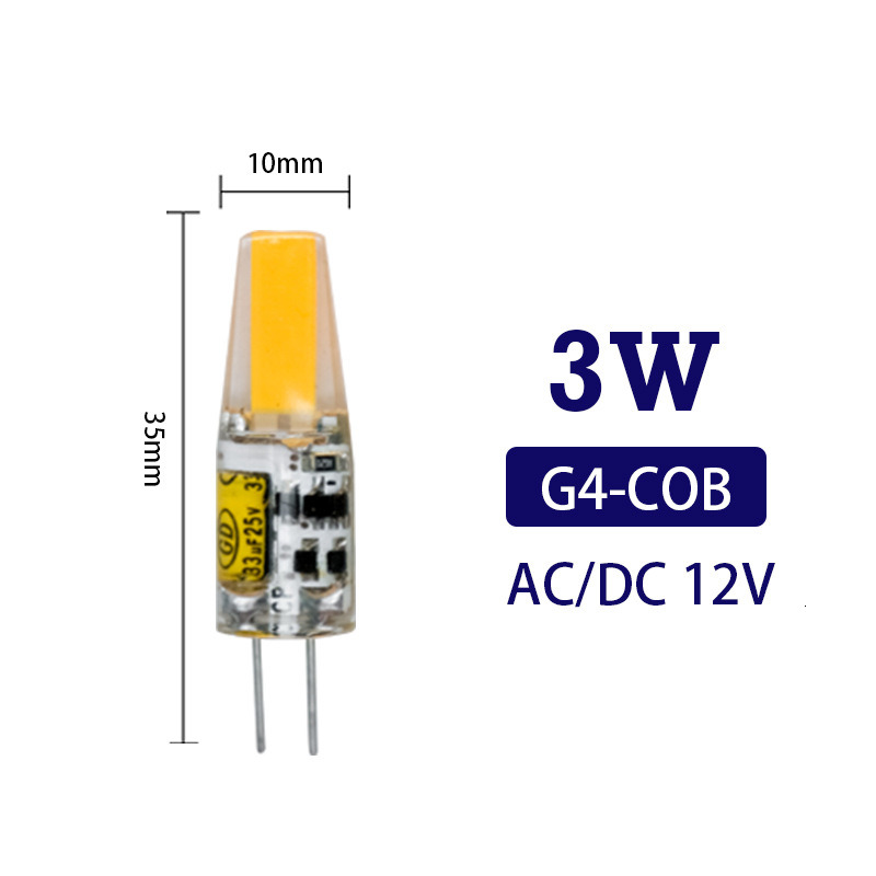LED Silicone G4G9E14 High Brightness G4 Threaded LED Beads Corn Pin High Voltage Crystal Lamp Corn Lamp Insert Bubble