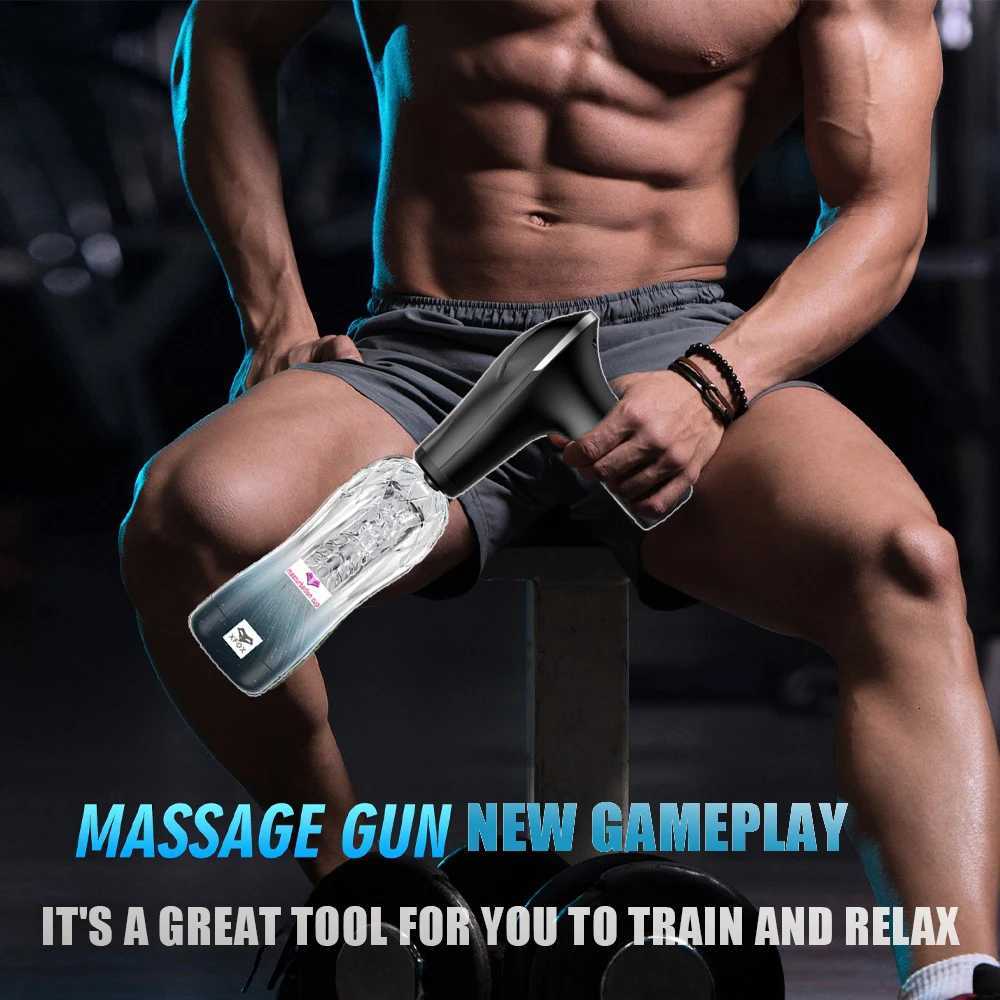 Automatic Male Masturbator Multi functional electric masturbation cup vibration massager Pusssy Blowjob Adult Sex Toys for Men W250906