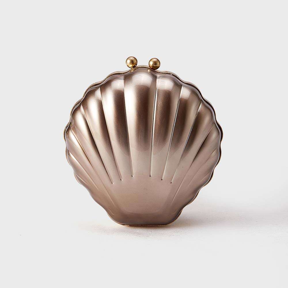 Women's New Fashion Shell Pearl Acrylic Bag Single Shoulder Crossbody Party Clutch