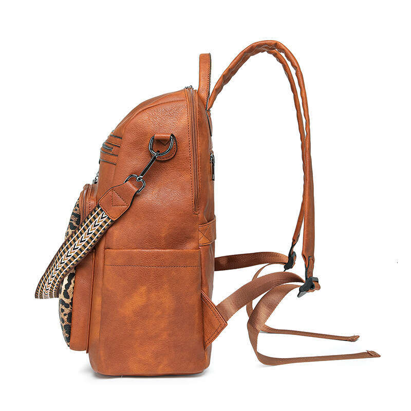 Women's PU Business New Large Capacity Laptop Fashion Commuter Bag Multi-use Backpack Wholesale