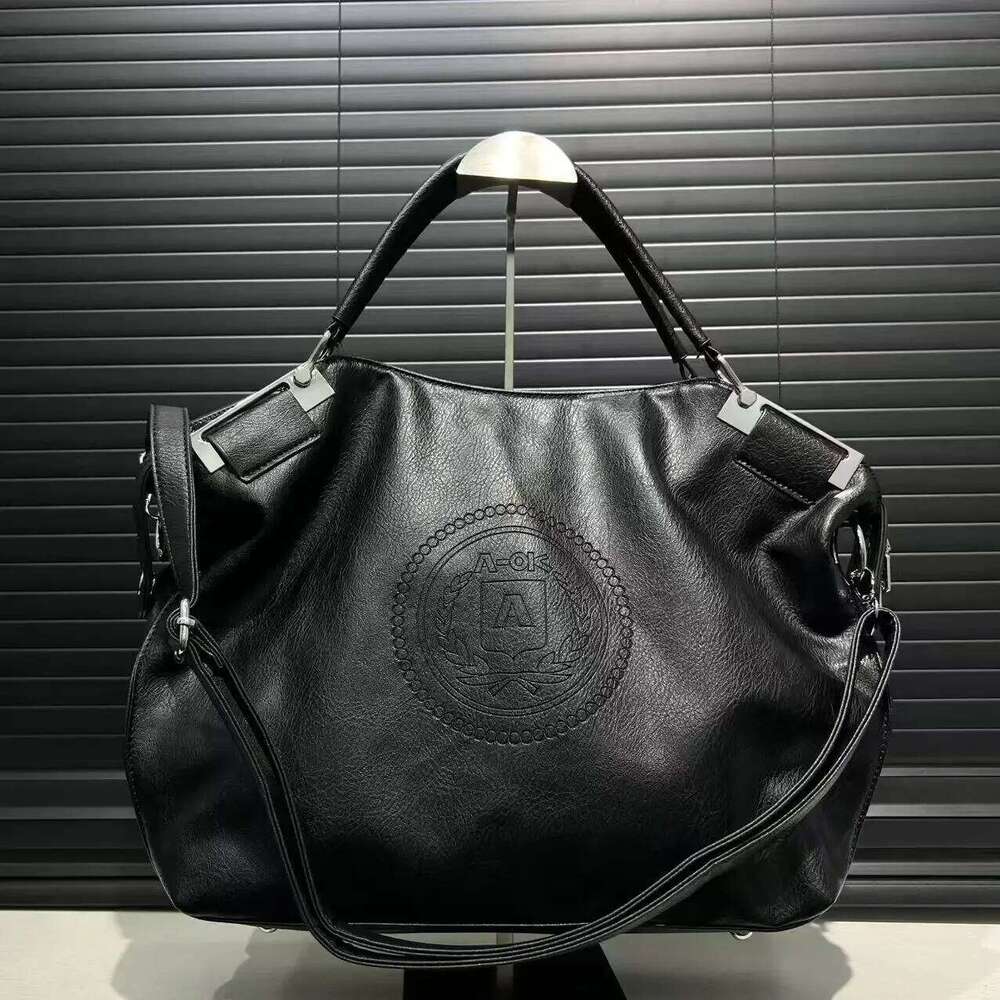 Ladies' Fashion Y2k Street Vegan Tote Bag, Large Capacity Retro Soft Leather Shoulder Bag