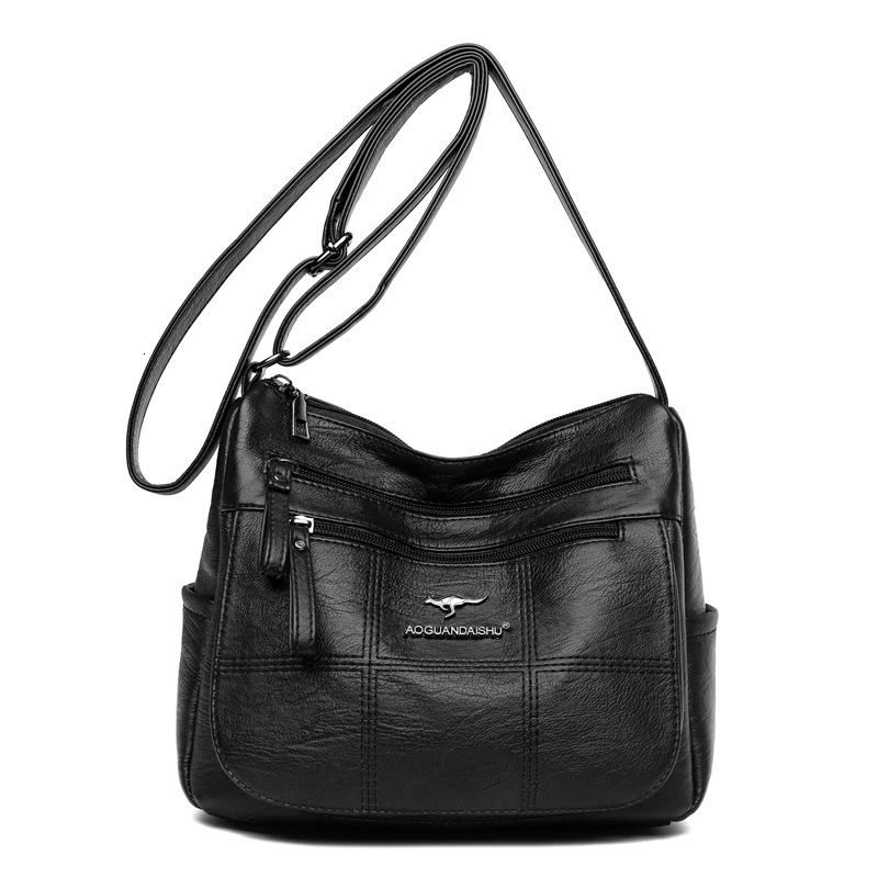 Retro Small Square Designer Casual Handbag Fashionable Women's Shoulder Width Commuting Crossbody Tote Bag Purse Wallet
