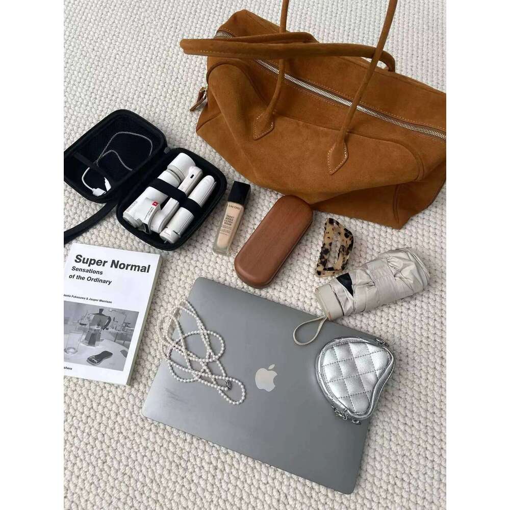 Large Capaci Faux Leather Oulder Trendy Design Underarm Boston Bag Spring Summer High End Feelings Daily Use Handbag