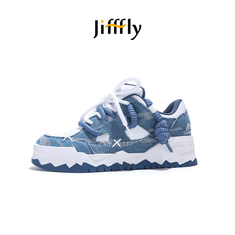 Jifffly designer shoes free shipping new high quality outdoor vintage trainer shoes trend height increase casual shoes for woman and men