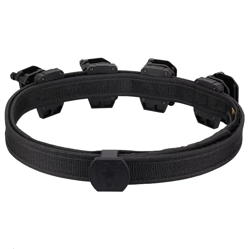 Tactical IPSC Competition High Speed Shooting Inner Outer Belt w 4 x MultiAngle Speed Pistol Magazine Pouch Mag Holster 250906