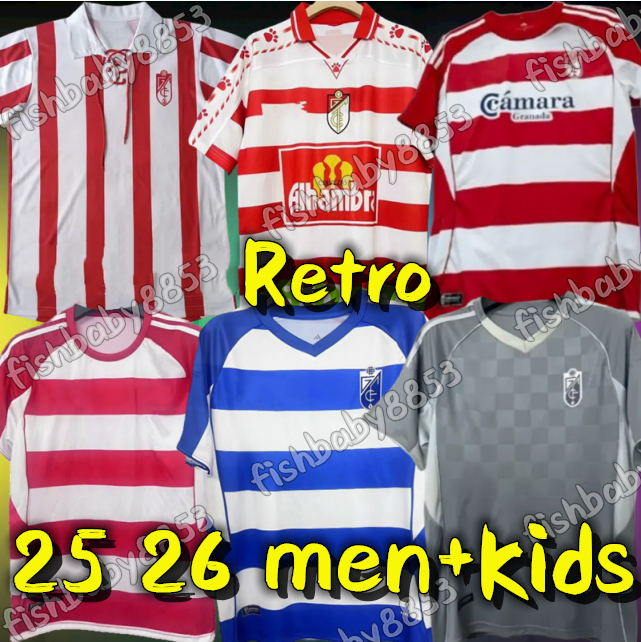 New 25 26 Granada CF Soccer Jerseys Retro 97 98 05 06 Weissman Boye Stoichkov Rodelas M.Trigueros Hongla Ruiz Loic Insua Lama Luca Fan 2025 2026 Men Football Shirts