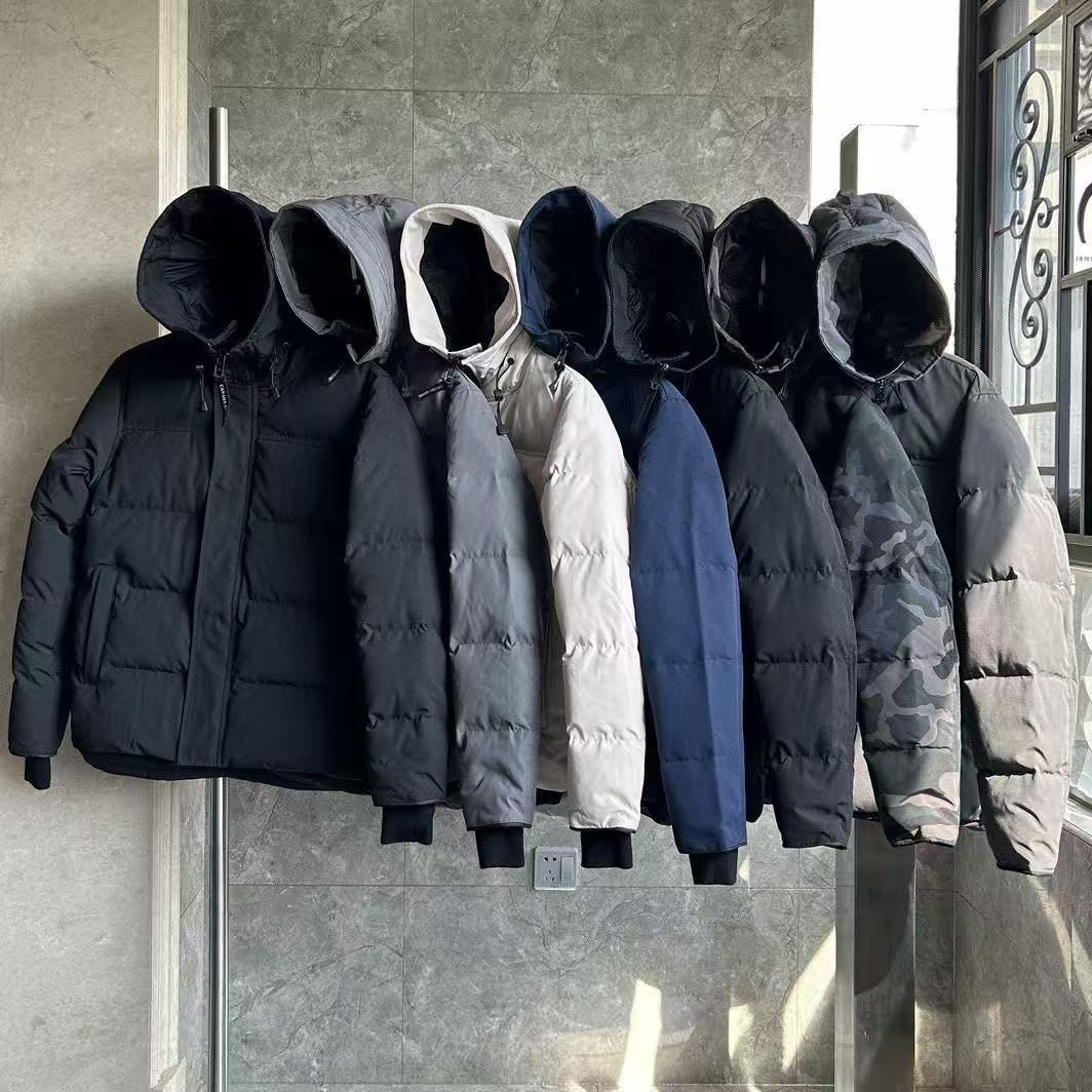 doudoune designer jacket Short style Down Jacket 17 models millan Parker collar hooded thickened coat Keep warm and windproof top red-black mark Winter jacket men