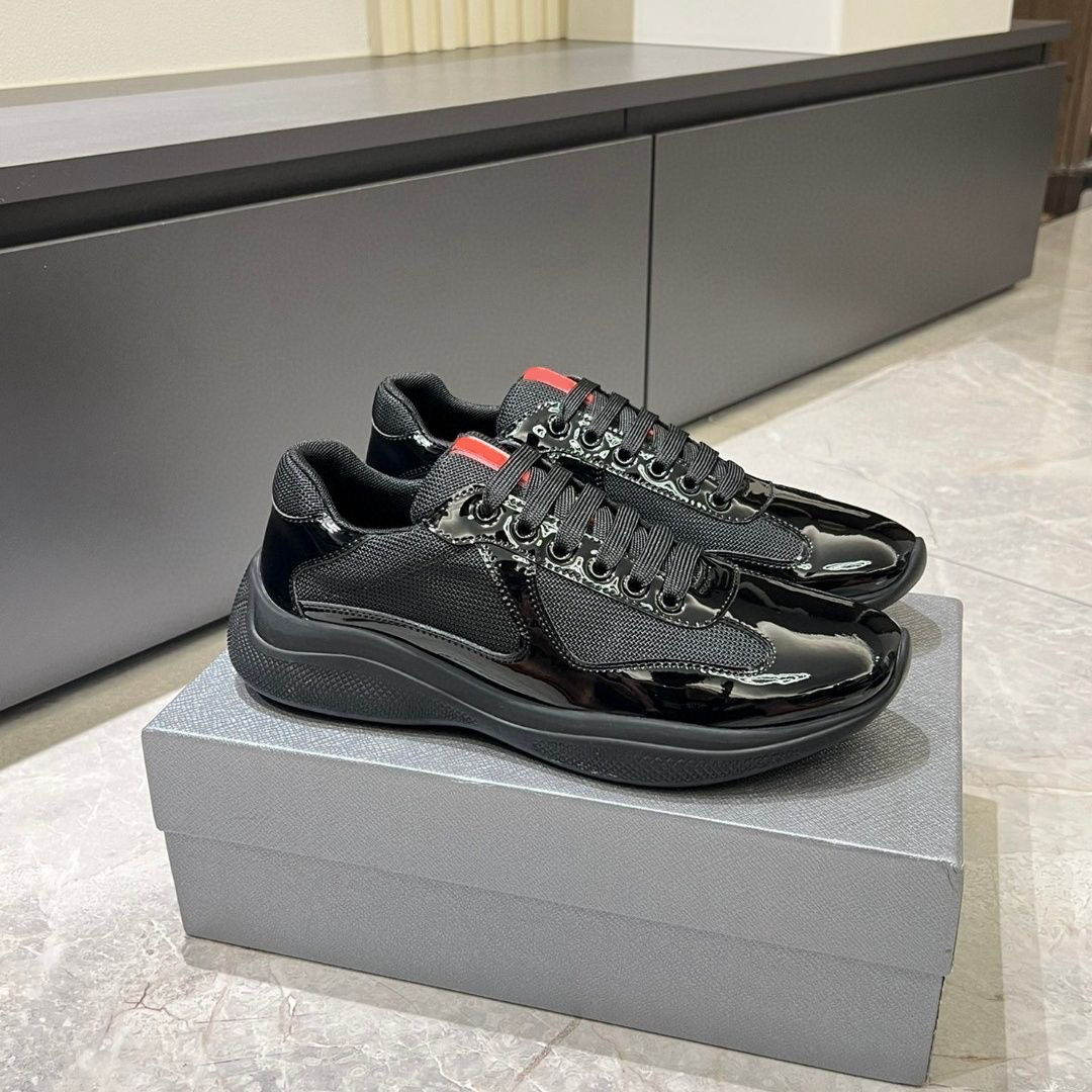 Big Size Designer Casual Shoes Low Red Sneakers Luxury Trainers Americas Sneaker Rubber Fabric Outdoor Comfortable Shoes Walking Shoes Size 35-45