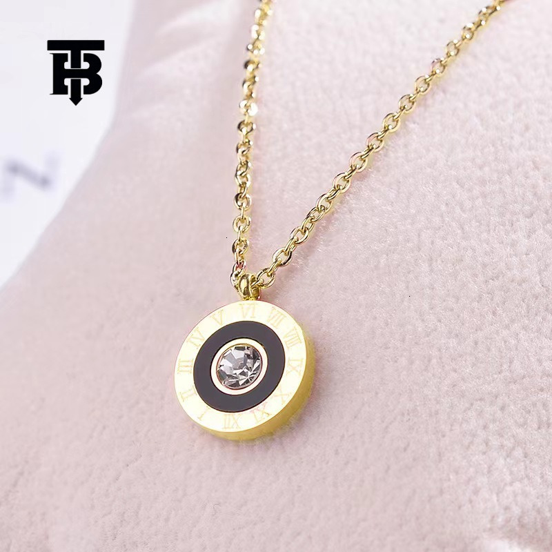 TB BHULAMTE Designer Cell Style Fashion Jewelry Accessories Necklace Women's Clavicle Chain Gold Necklace Luxury Titanium Pendant Women's Je
