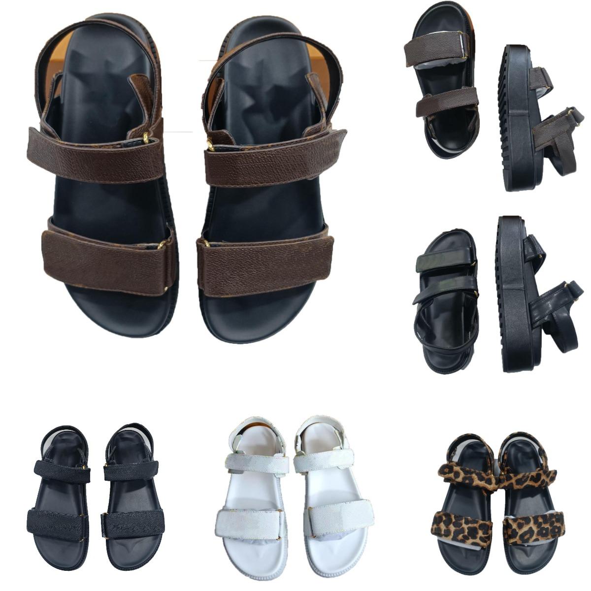 designer womens Slippers women slides Sandals Sandals mens luxurys designers real leather platform sandal Flats fashion shoes Ladies Beach tops