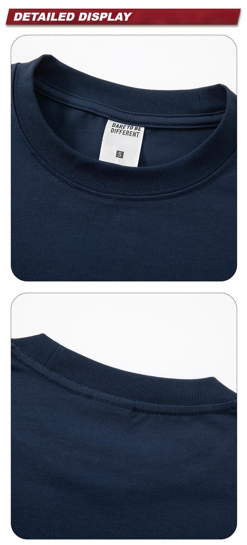 OEM Custom Brand Logo 100% Cotton 320GSM Heavyweight Oversized Men's T-Shirt | DTG Printing Blank Back | Wholesale Streetwear Hip Hop Style