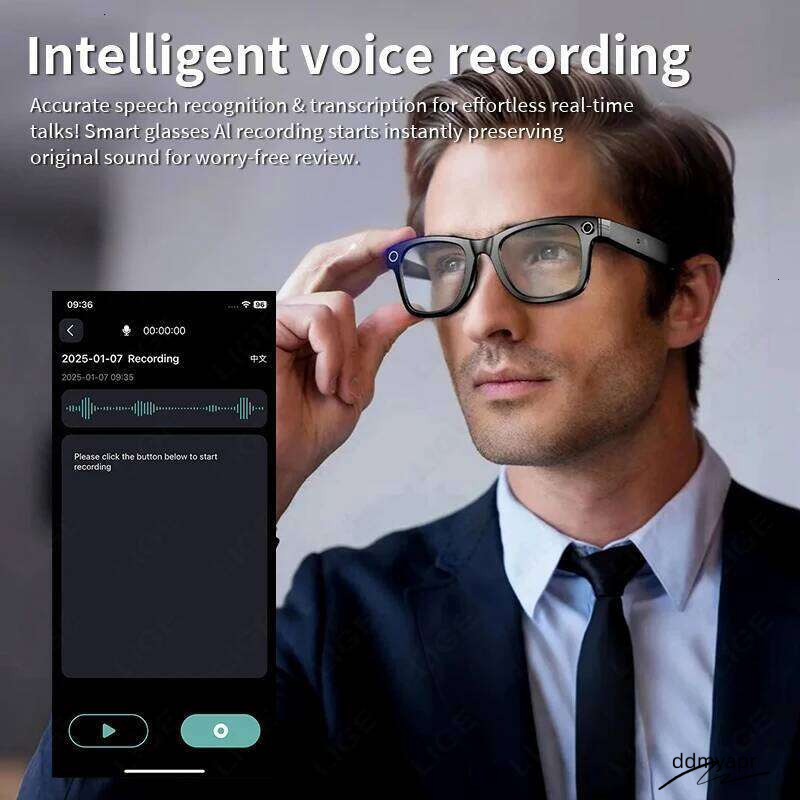 Meta LIGE Fashion AI Camera Ip65 Waterproof Bluetooth Call Playing Music Smart Glasses Identify Pictures Use Chatgpt Ddmyhome Ddmyhome Ddmyhome Ddmyho