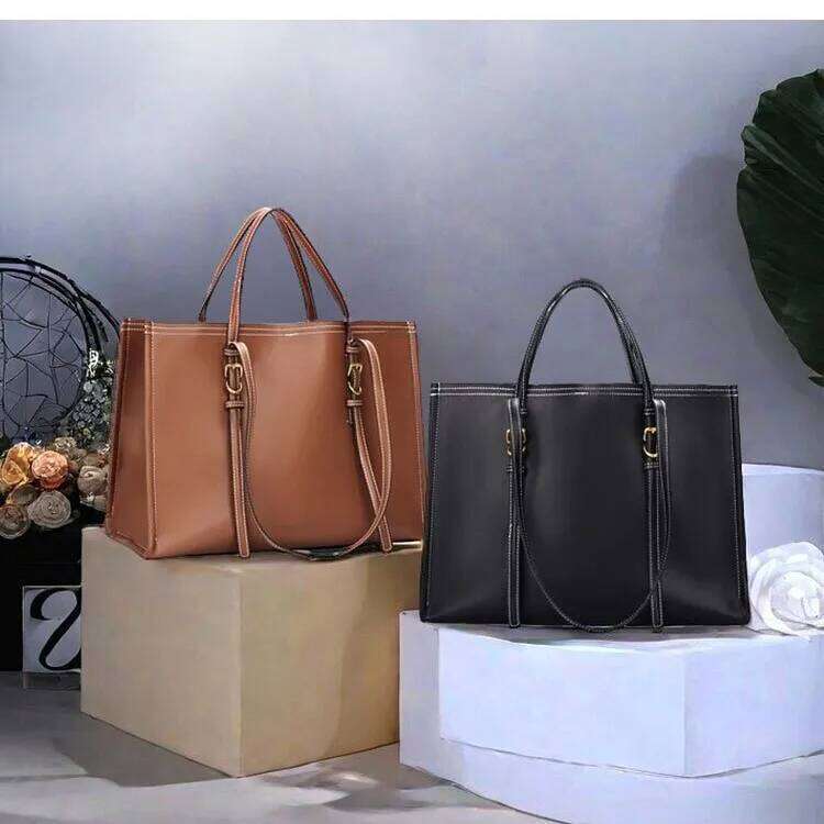 NEW Brand Designer Leather High-End Feel Retro Shoulder Versatile Women Crossbody Super Popular Handbag Big Bag