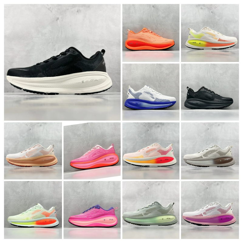 2025 Designer Sneaker Woman Men Vomero 18 Black Mountain White Orange Red Shock-absorbing Sports Shoes Run Shoe for Man Size 36-46